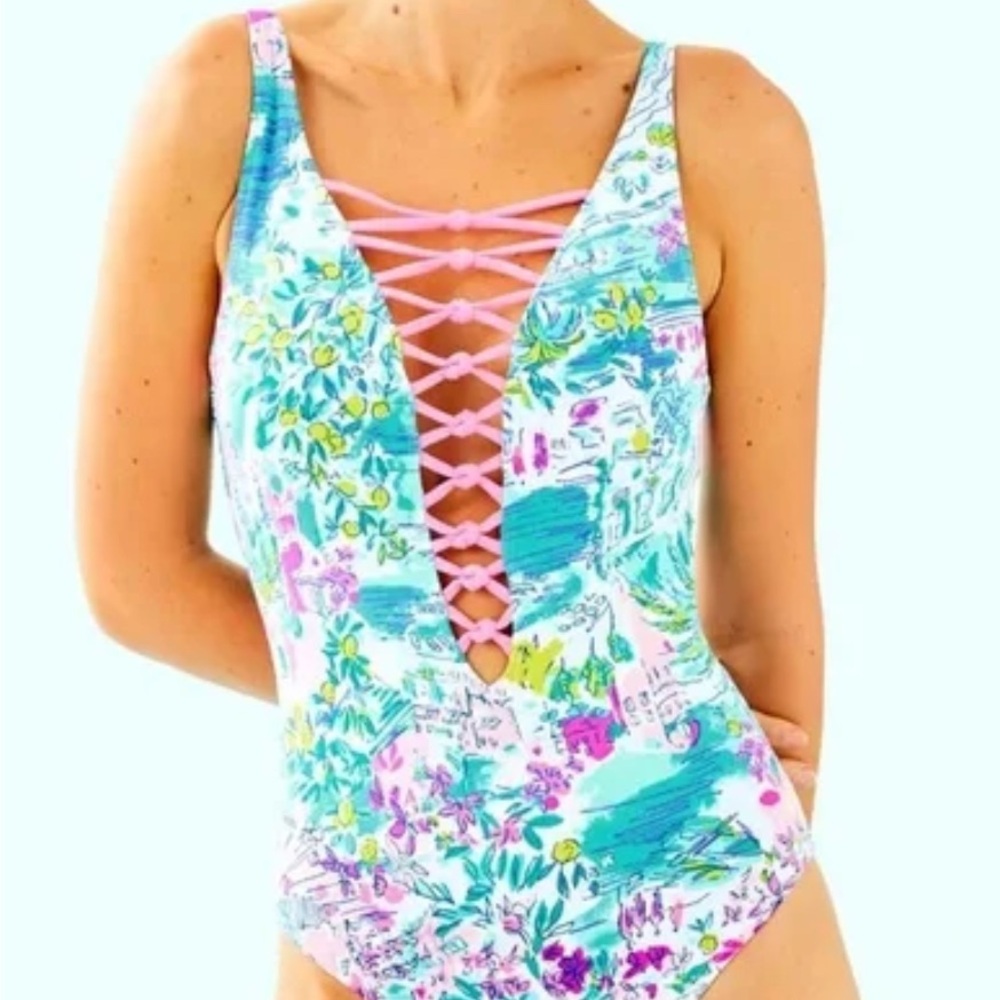 Lilly Pulitzer Postcards from Positano swimsuit